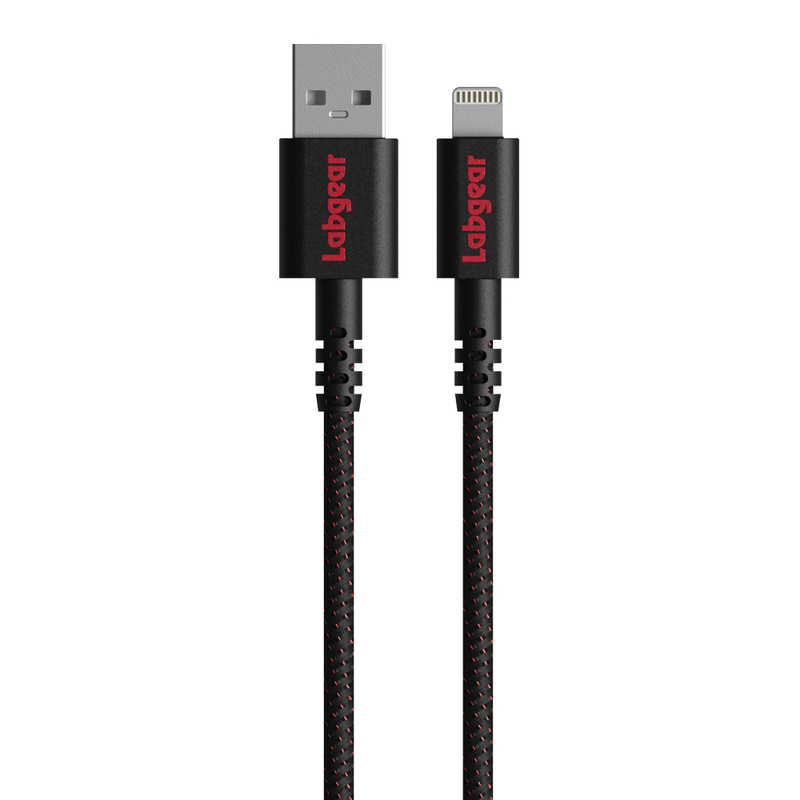 Labgear Rugged USB-A to Lightning Cable 1m