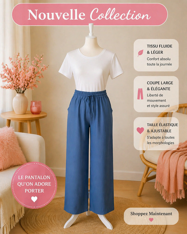 Pantalon large