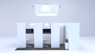 Messestand Barcelona 7x3m | Messebauer Berlin