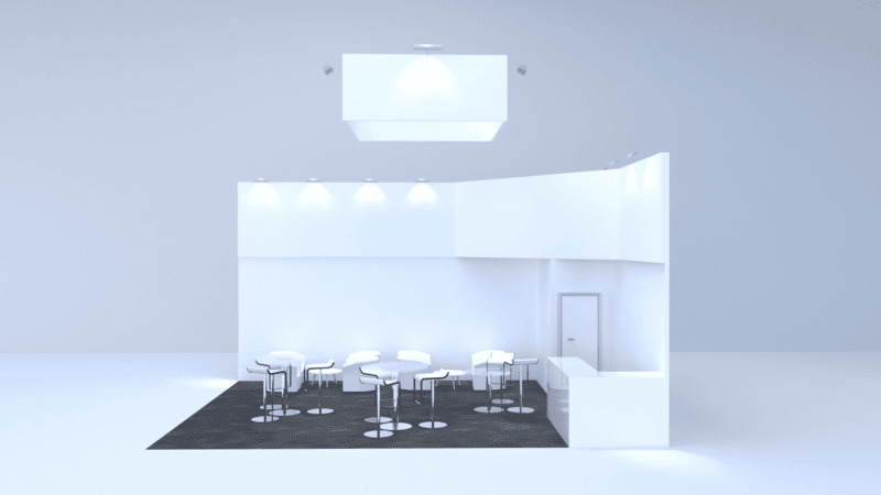 Messestand Neapel 7x5.5m | Messebauer Berlin