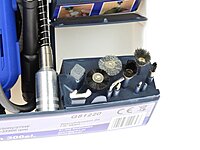 Rotary Tool with Flex Shaft and Accessories Assortment 300 pcs G81220 GEKO Rotary Tool with Flex Shaft and Accessories Assortment 300 pcs G81220 GEKO
