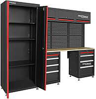 WORKSHOP FURNITURE SET KD5861 H-189cm,W-260cm,D-46cm WORKSHOP FURNITURE SET KD5861 H-189cm,W-260cm,D-46cm