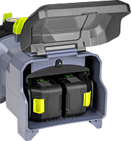 Battery garden pump 3500L/h 2x6Ah + charger KD5270