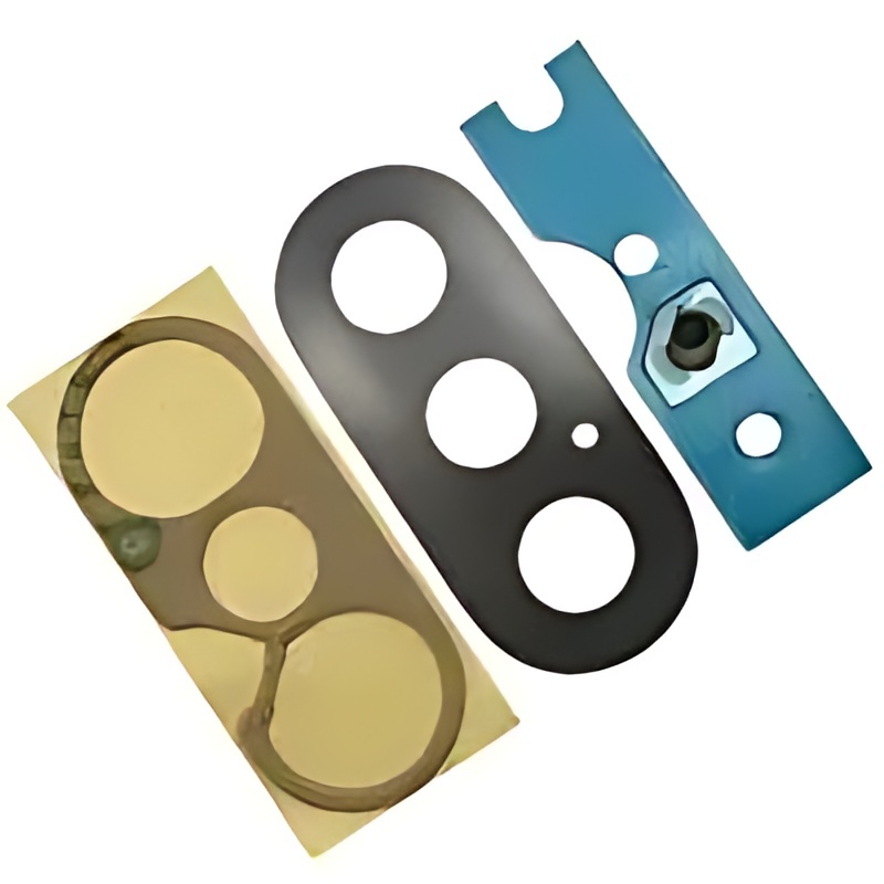Original Glass Camera Lens with Adhesive - iPhone X