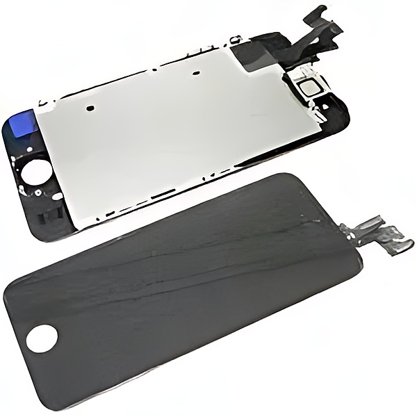 iPhone SE Screen With Small Parts - Black - Premium