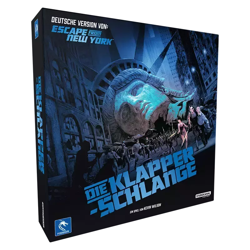 Die Klapperschlange (Escape from New York) Brettspiel - mit minimalen Transportspuren