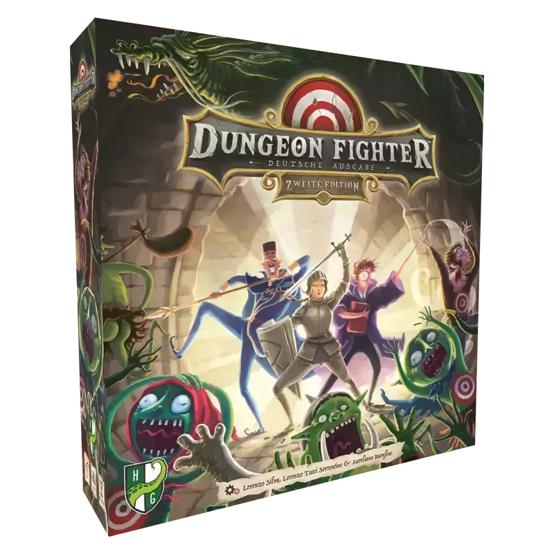 Dungeon Fighter - Zweite Edition DEUTSCH - mit minimalen Transportspuren