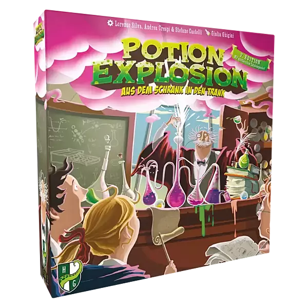 Potion Explosion (2. Edition) DEUTSCH - mit minimalen Transportspuren