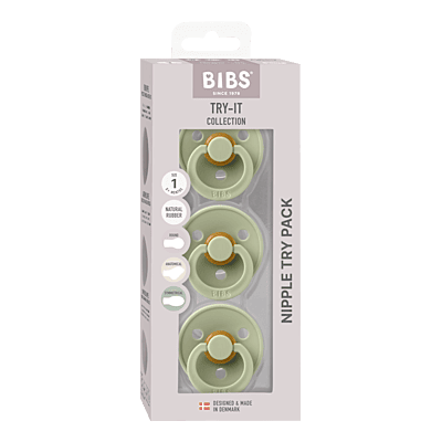 Bibs Try-It Colour 3 Pack Sage Bibs Try-It Colour 3 Pack Sage