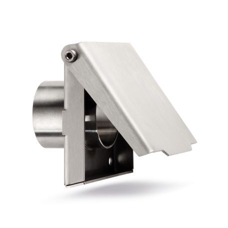 ST 02 Staubsteckdose Edelstahl