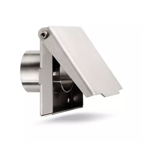 ST 02 Staubsteckdose Edelstahl