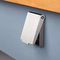 ST 02 Staubsteckdose Edelstahl