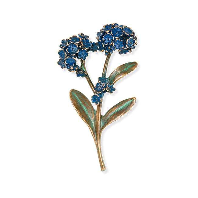 bronzen vergeet mij niet