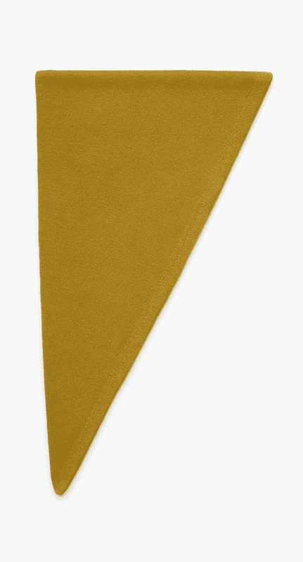 Triangle Cachemire - vert-doré