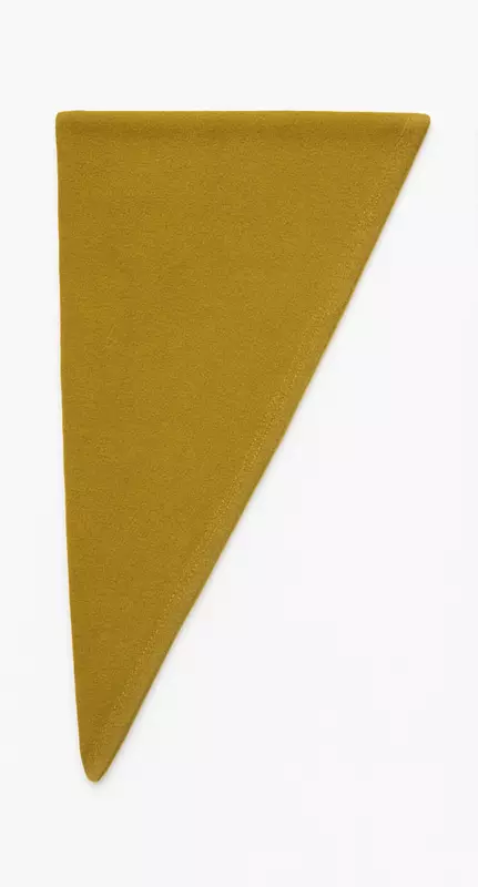 Triangle Cachemire - vert-doré