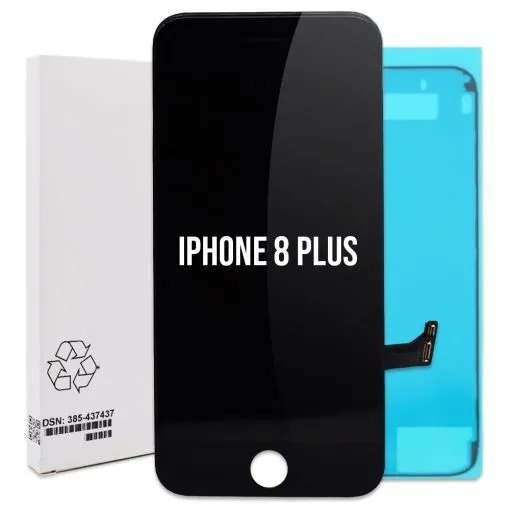 Refurbished - iPhone 8 Plus - Replacement Screen - Colour Accurate - LCD - Black