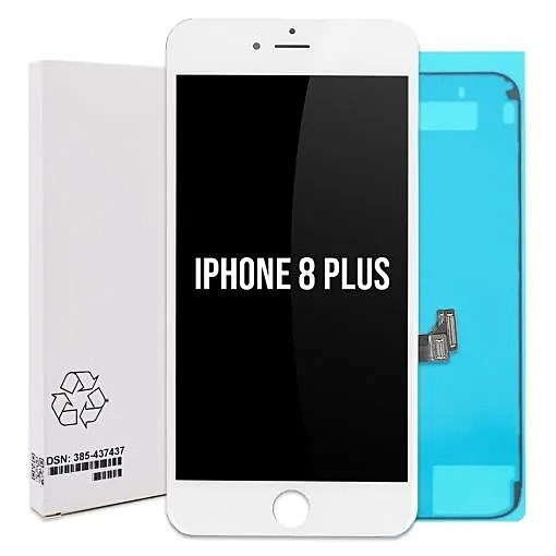 Refurbished - iPhone 8 Plus - Replacement Screen - Colour Accurate - LCD - White