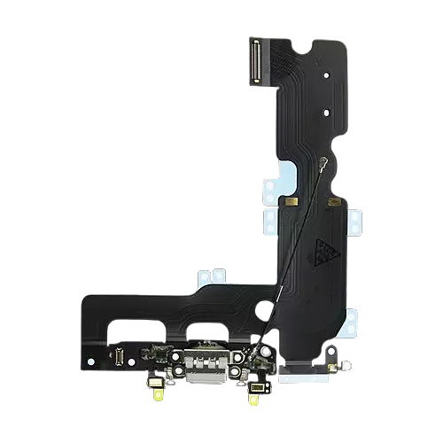 Genuine Apple iPhone 7 Plus - Replacement Lightning Charge Port Flex Assembly - Microphone - Space Grey - Original