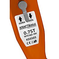 Lever winch 0.75T 2m KD3503