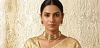 Majestic Pearl & Meenakari Square Medallion Choker Set