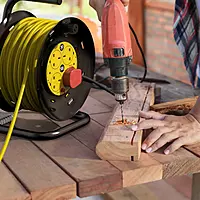 SLx Extension Cable Reel with Four 13A Sockets 30m