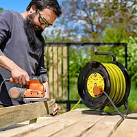 SLx Extension Cable Reel with Four 13A Sockets 30m