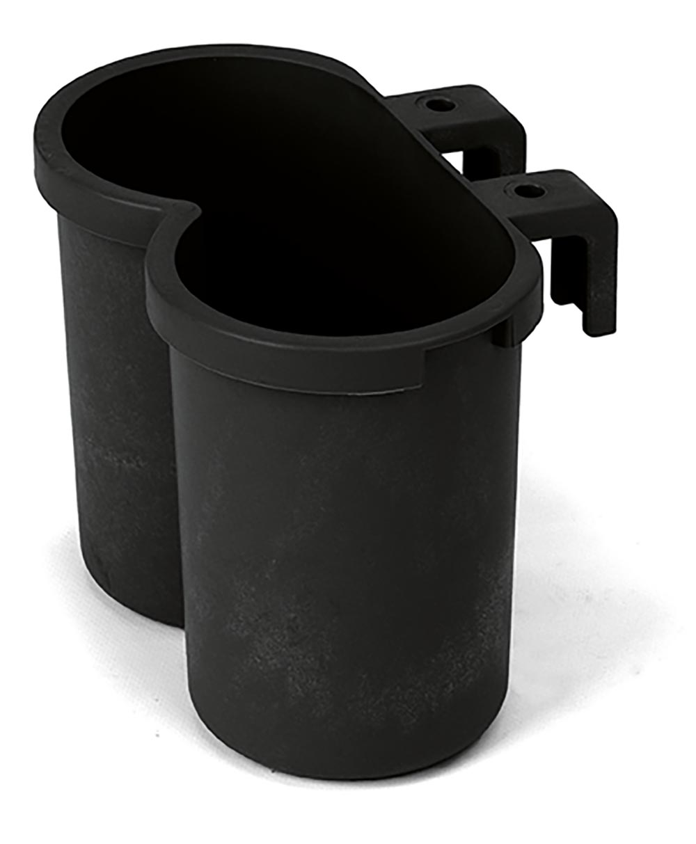 Flaschenhalter 2 × 1 Liter | schwarz | Reflo