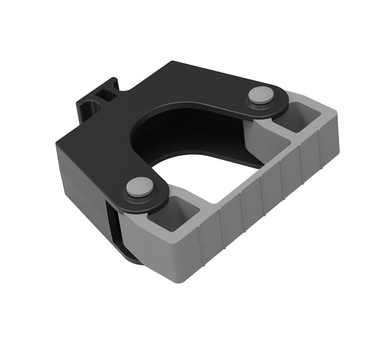 Toolflex Halterung für Stiele von ø 20 - 30 mm | T-Slot Toolflex Halterung für Stiele von ø 20 - 30 mm | T-Slot