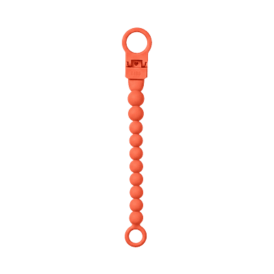 Bibs Pacifier Clip Beaded Tango