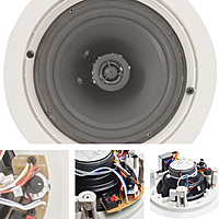 Adastra CC6V Ceiling Speaker 50W /8 Ohms, 20W /100V White
