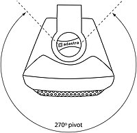 Adastra BC4V-B Indoor Speaker 35W /8 Ohms, 20W /100V Black Single