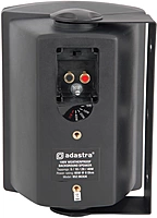 Adastra FSV-B Indoor/Outdoor IP35 Foreground Speaker 130W /8 Ohms, 40W /100V Black Single