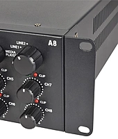 Adastra A8 Stereo PA Amplifier 8x 200W /4 Ohms