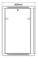 Adastra RC18U600 19" Rack Cabinet Glass Door 18U 600mm