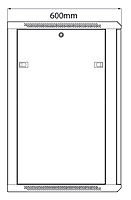 Adastra RC18U600 19" Rack Cabinet Glass Door 18U 600mm