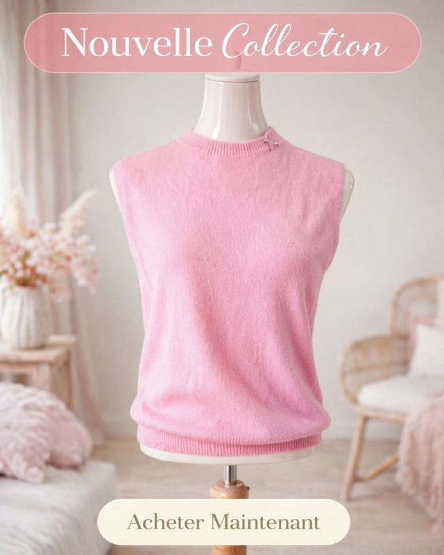 Pull sans manche 30% ALPAGA