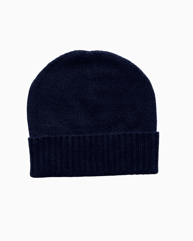 Bonnet Cachemire - bleu nuit