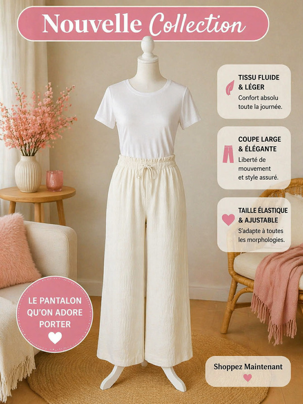 Pantalon large