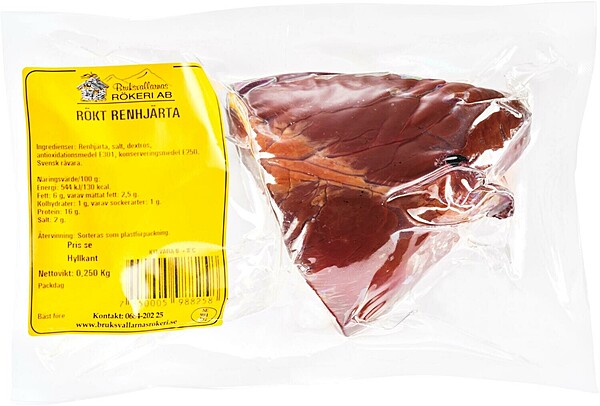 Rökt Renhjärta, 150g