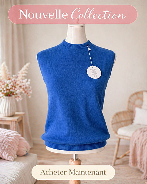 Pull sans manche 30% ALPAGA