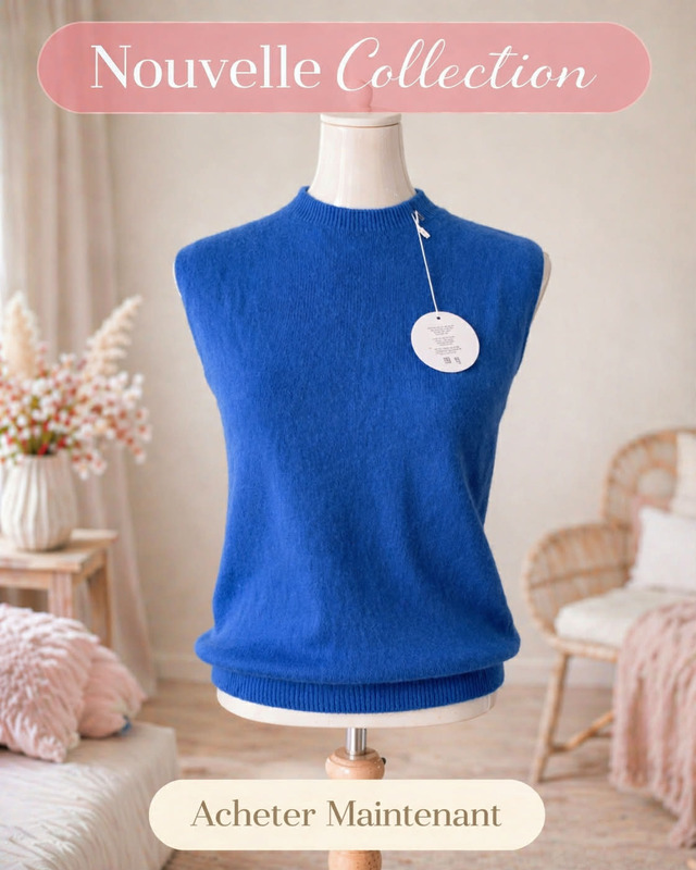 Pull sans manche 30% ALPAGA