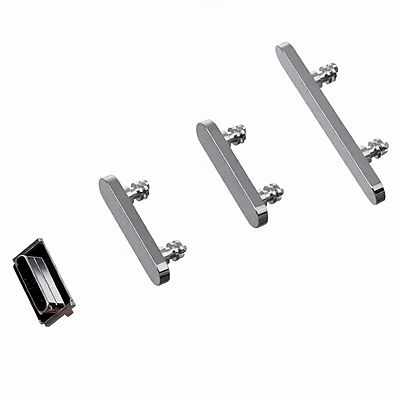 Apple iPhone 14 Pro , 14 Pro Max - Replacement Power Volume And Mute Buttons - Silver