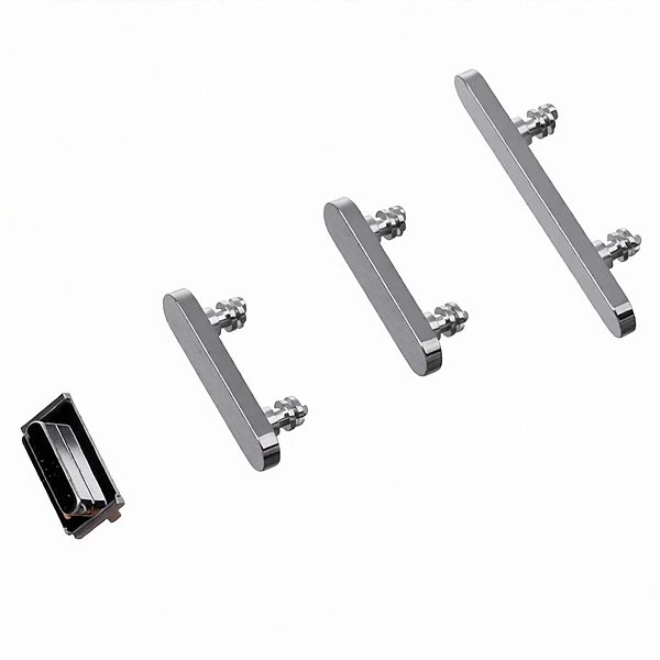 Apple iPhone 14 Pro , 14 Pro Max - Replacement Power Volume And Mute Buttons - Silver