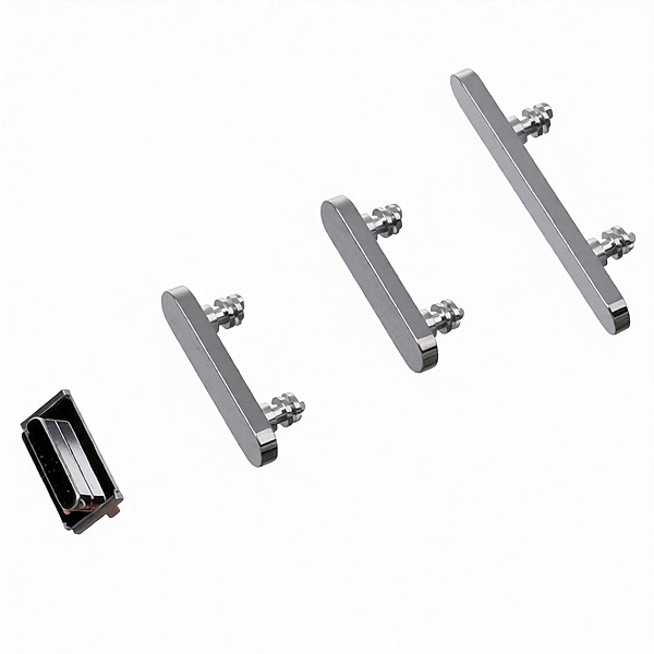 Apple iPhone 14 Pro , 14 Pro Max - Replacement Power Volume And Mute Buttons - Silver