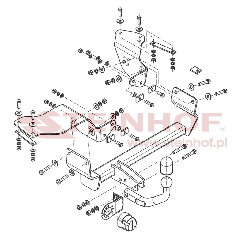 Alfa Romeo 147 Tow Bar (2000-2010) A-035