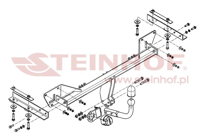 Alfa Romeo Giulietta Tow Bar (2010-2020) A-041