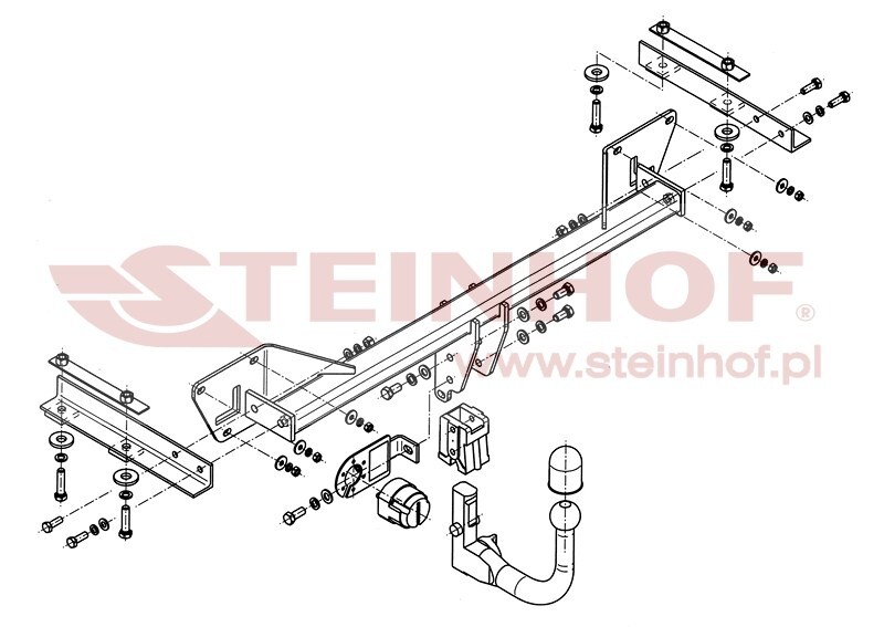 Alfa Romeo Giulietta Tow Bar (2010-2020) A-042