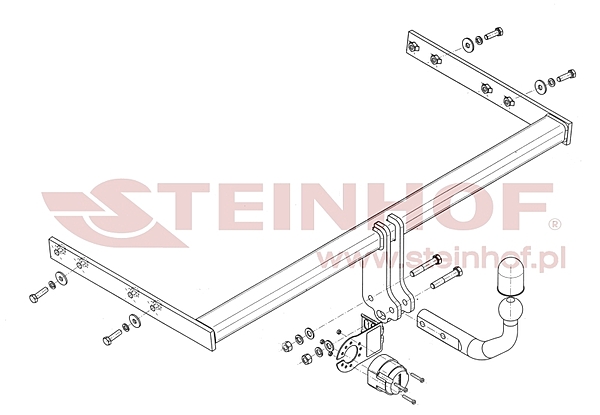 A-066 Tow Bar for Audi A3 Sportback