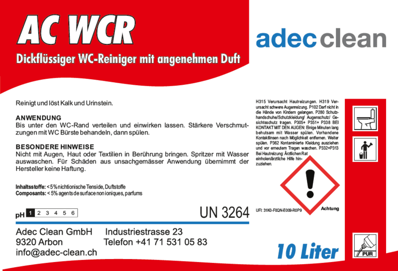 AC WCR | WC-Reiniger | 10 Liter