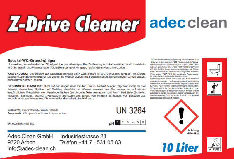 Z-Drive Cleaner | 10 Liter